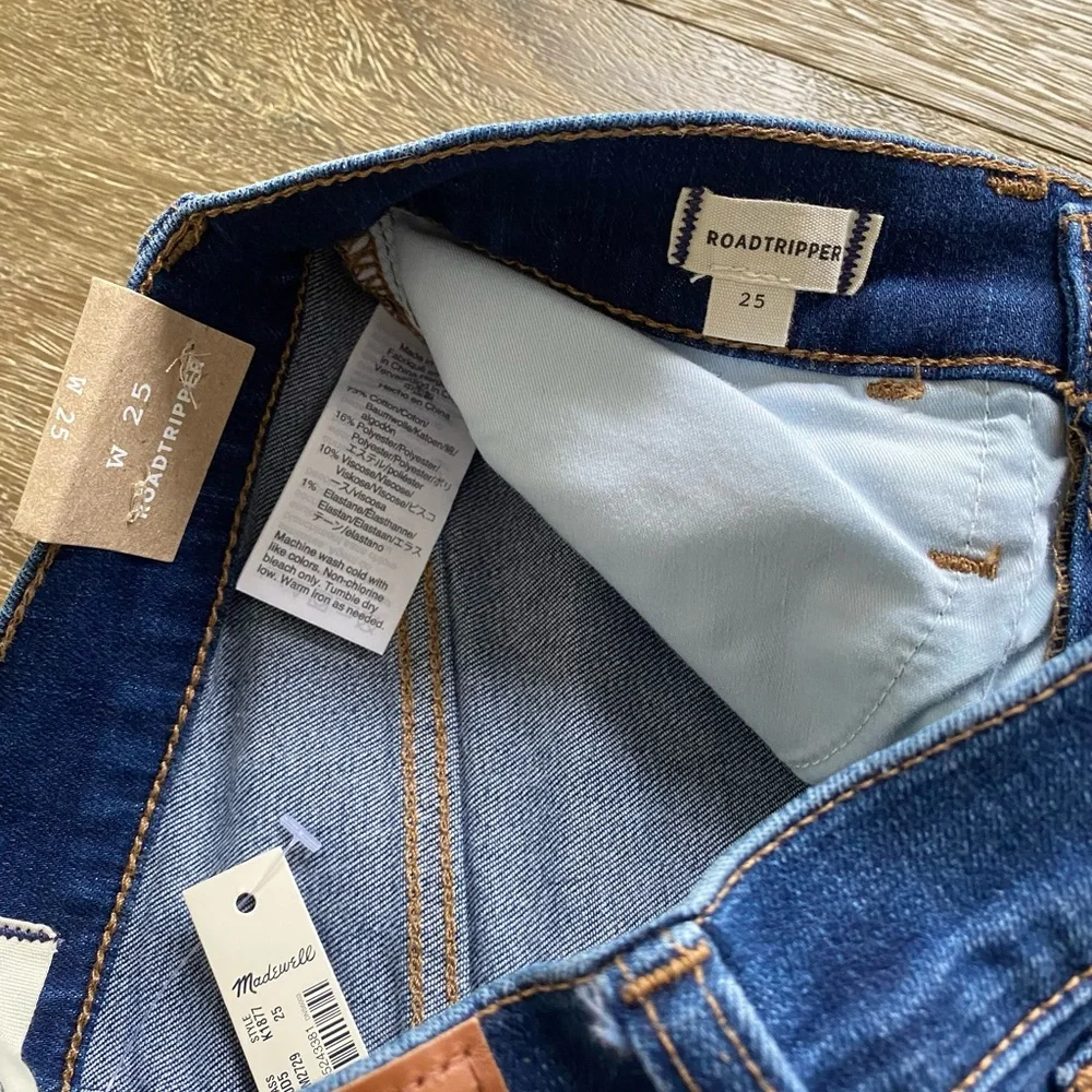 NWT Madewell Roadtripper High Rise Skinny Stretch Jeans in Jansen Wash - Picture 5 of 6